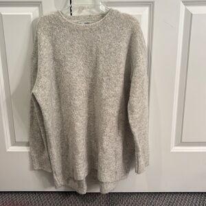 zara knit oversized soft sweater